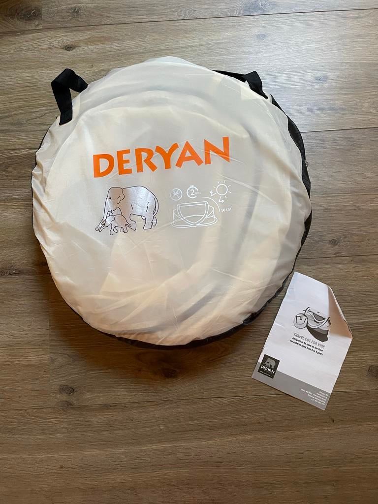 Deryan Reisbedje - peutertentje deluxe, Ophalen, Zo goed als nieuw, Reisbedje