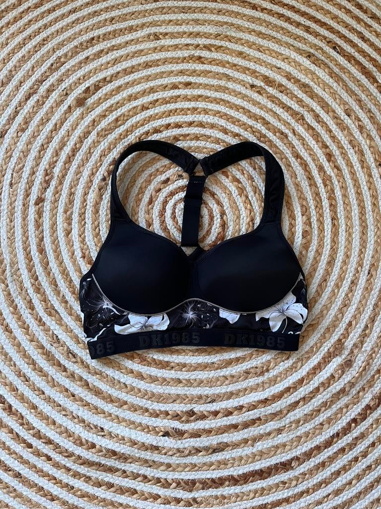 Voorgevormde sport bh padded zwart Hunkemöller DK EUR 70C, Hunkemöller, Ophalen of Verzenden, Zwart, BH