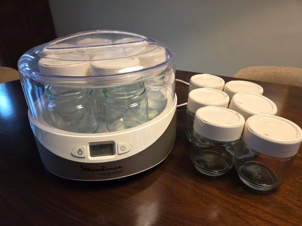 Moulinex Yogurteo yoghurtmaker – met 13 potjes en deksels, Ophalen