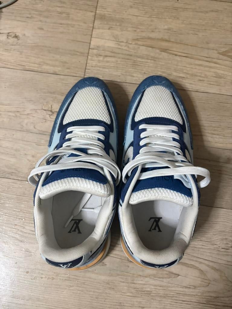 Louis vuitton lv run away sneaker, Blauw, Ophalen of Verzenden, Sneakers of Gympen, Gedragen