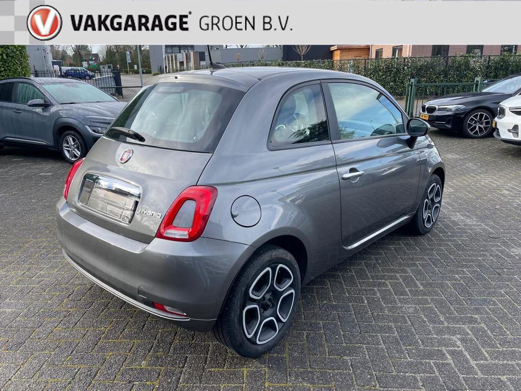 Fiat 500 1.0 Hybrid Cult / airco / cruise ! / Wordt verwacht, Auto's, Stof, Gebruikt, Euro 6, 4 stoelen
