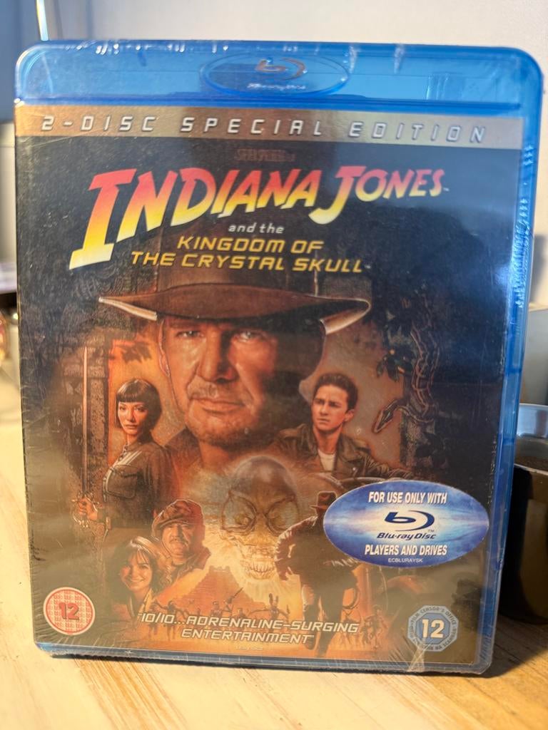 Indiana Jones and the Kingdom of the Crystal Skull Blu-ray, Ophalen of Verzenden, Nieuw in verpakking, Avontuur