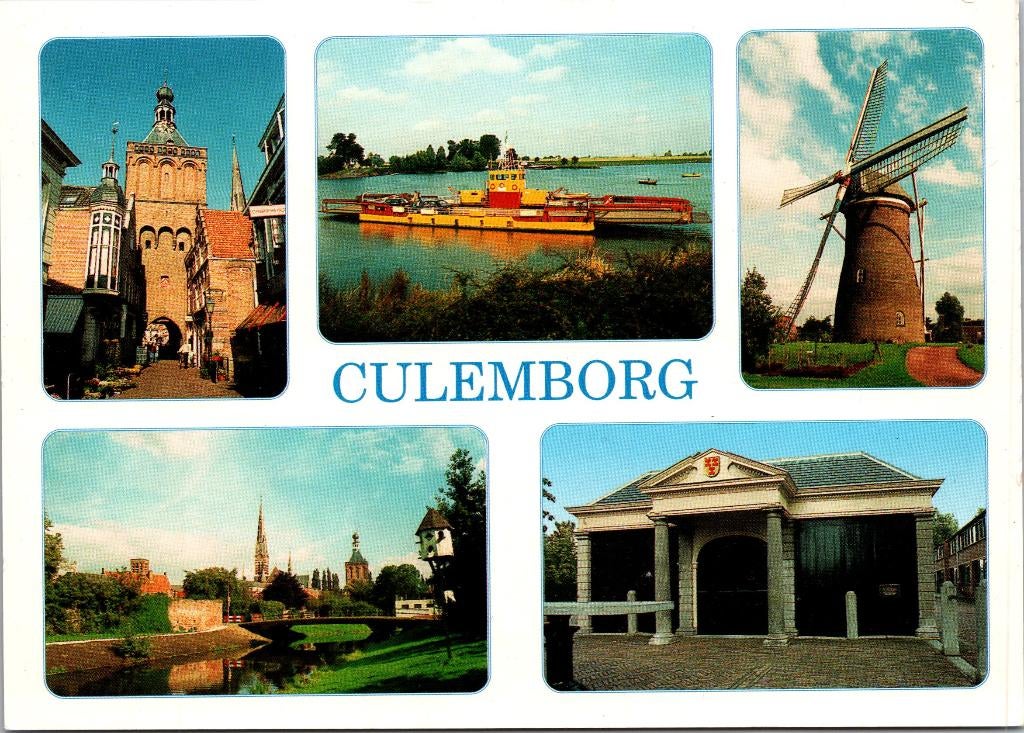Culemborg, Verzenden, 1980 tot heden, Ongelopen, Gelderland