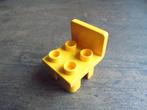 Lego Duplo Furniture Chair with Squared Back (zie foto's) 8, Ophalen of Verzenden, Gebruikt, Losse stenen, Duplo