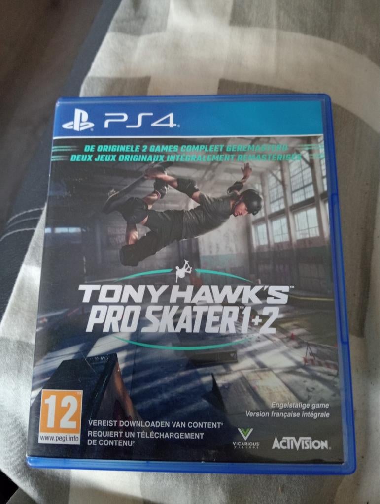 Tony Hawk's Pro Skater 1+2 - PS4, Spelcomputers en Games, Games | Sony PlayStation 4, Ophalen, Online, 1 speler, Zo goed als nieuw