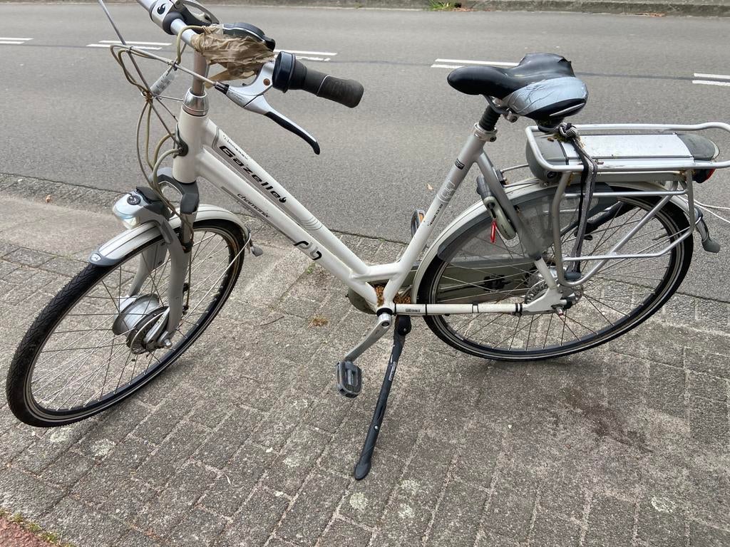 Gazelle damesfiets opknapper, Fietsen en Brommers, Elektrische fietsen, Ophalen, Gebruikt, Gazelle