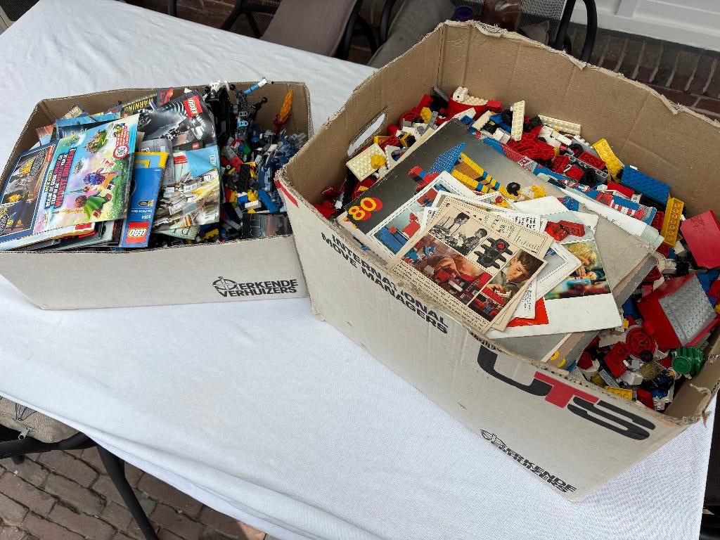 Enorme Lego partij, 18 kilo, oud en nieuw, zie omschr., Gebruikt, Overige thema's, Lego, Ophalen of Verzenden
