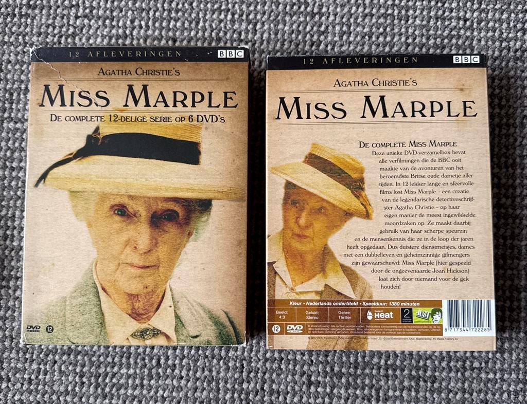 Agatha Christie's Miss Marple - Complete Serie (6 DVD's), Vanaf 12 jaar, Ophalen of Verzenden, Zo goed als nieuw, Boxset