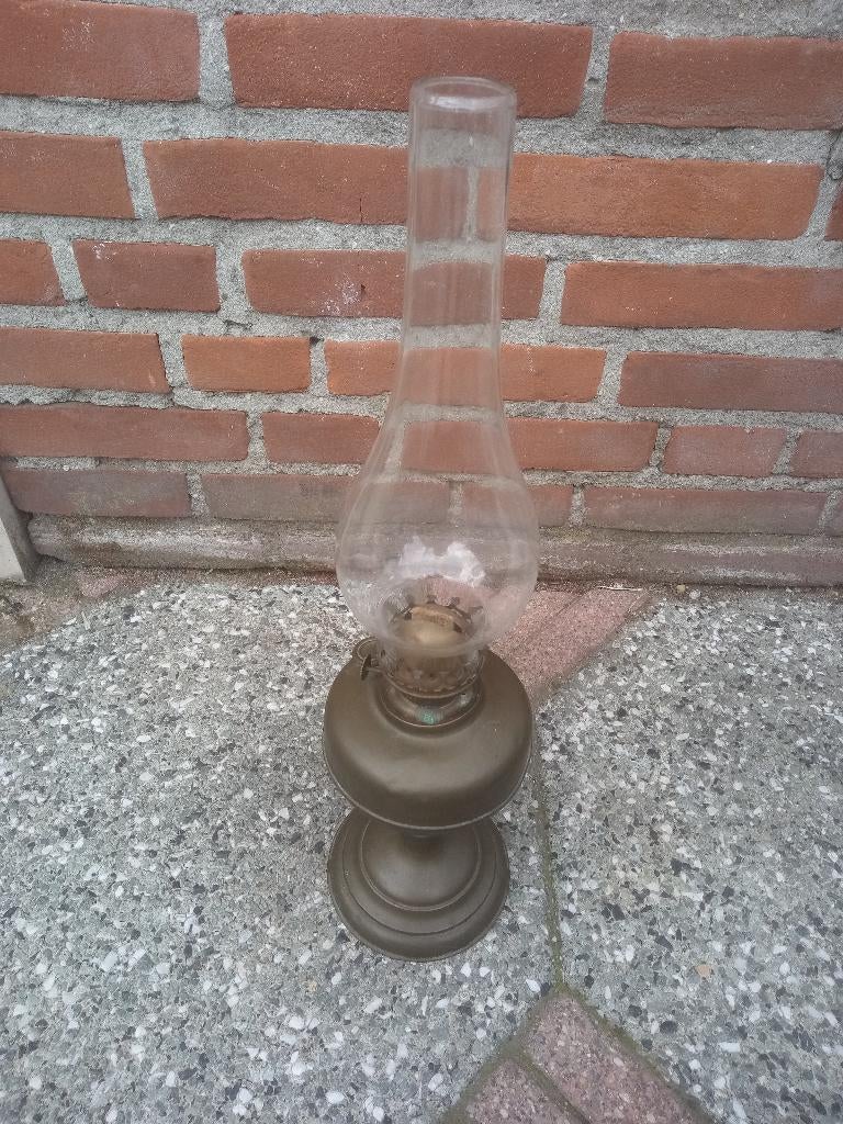 Olielamp Koper, Antiek en Kunst, Antiek | Lampen, Ophalen of Verzenden