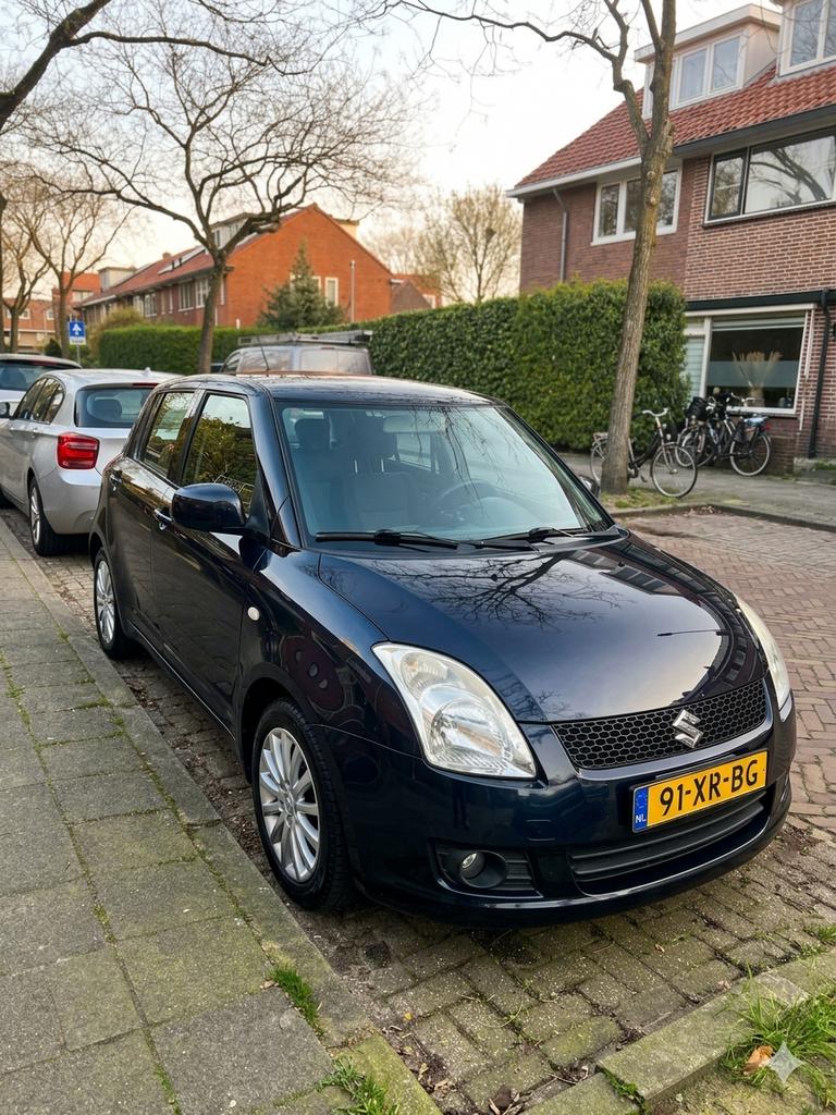 Suzuki Swift 1.3 5DRS 2007 Zwart / cruise control/airco, Voorwielaandrijving, Stof, Zwart, 400 kg