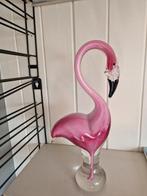Glazen flamingo beeldje, Ophalen of Verzenden