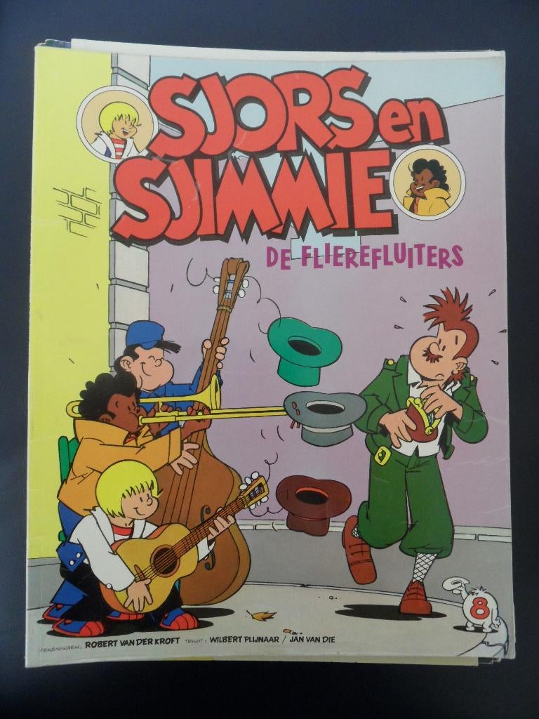 Sjors en Sjimmie. Nr 5, 8., Eén stripboek, Ophalen of Verzenden, Gelezen