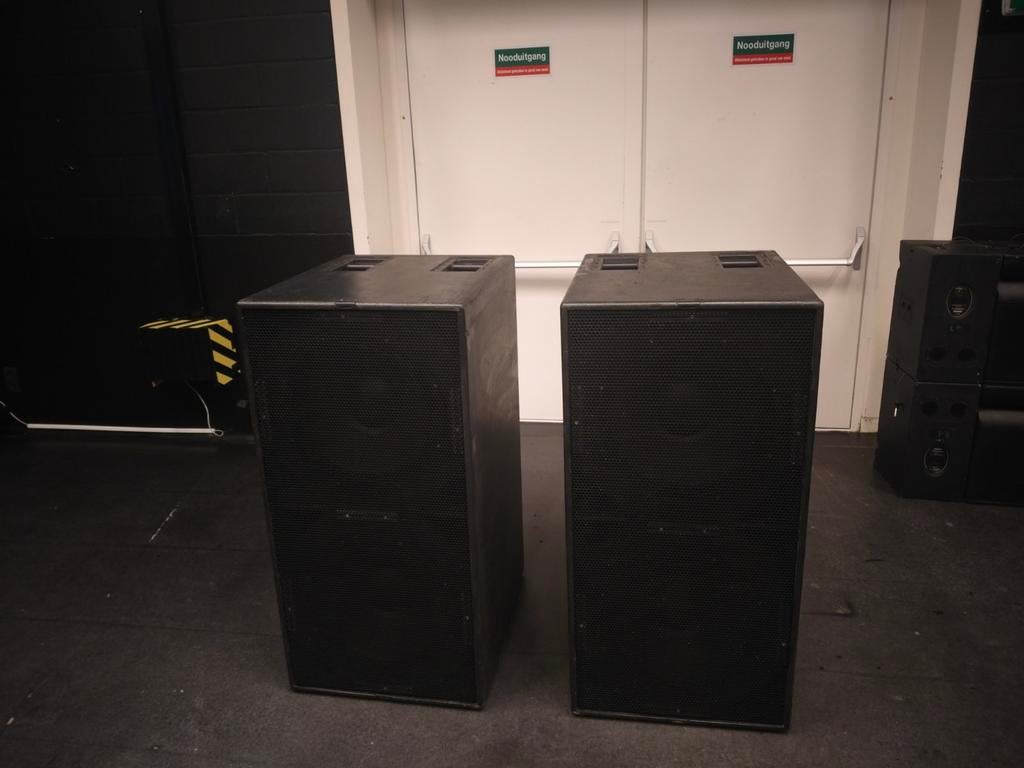 Dubbele 18 inch subwoofers, Ophalen, 120 watt of meer, Subwoofer, Overige merken