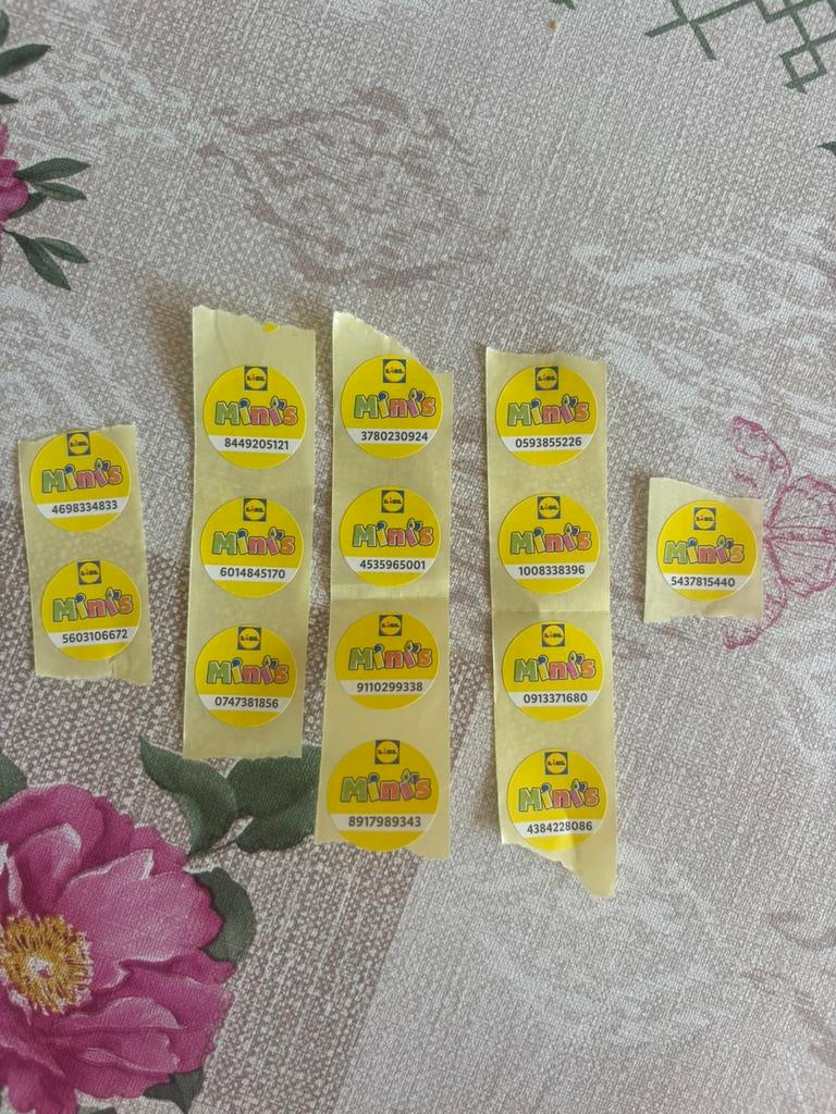14x Lidl minis zegel | zegeltje mini’s knuffels zegels, Ophalen of Verzenden, Winkel, Super of Benzinepomp, Zegels, Bonnen of Punten