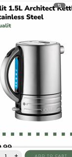 Dualit 1.5 kettle, Ophalen of Verzenden, Zo goed als nieuw