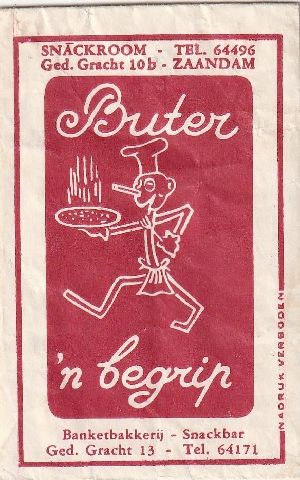 suikerzakje #405 : Buter Zaandam, Verzenden, Nederland