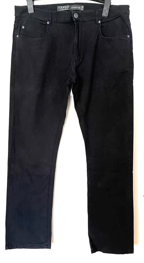 Canda zwarte jeans maat 28, Kleding | Heren, Spijkerbroeken en Jeans, Zo goed als nieuw, Overige jeansmaten, Zwart, Ophalen of Verzenden