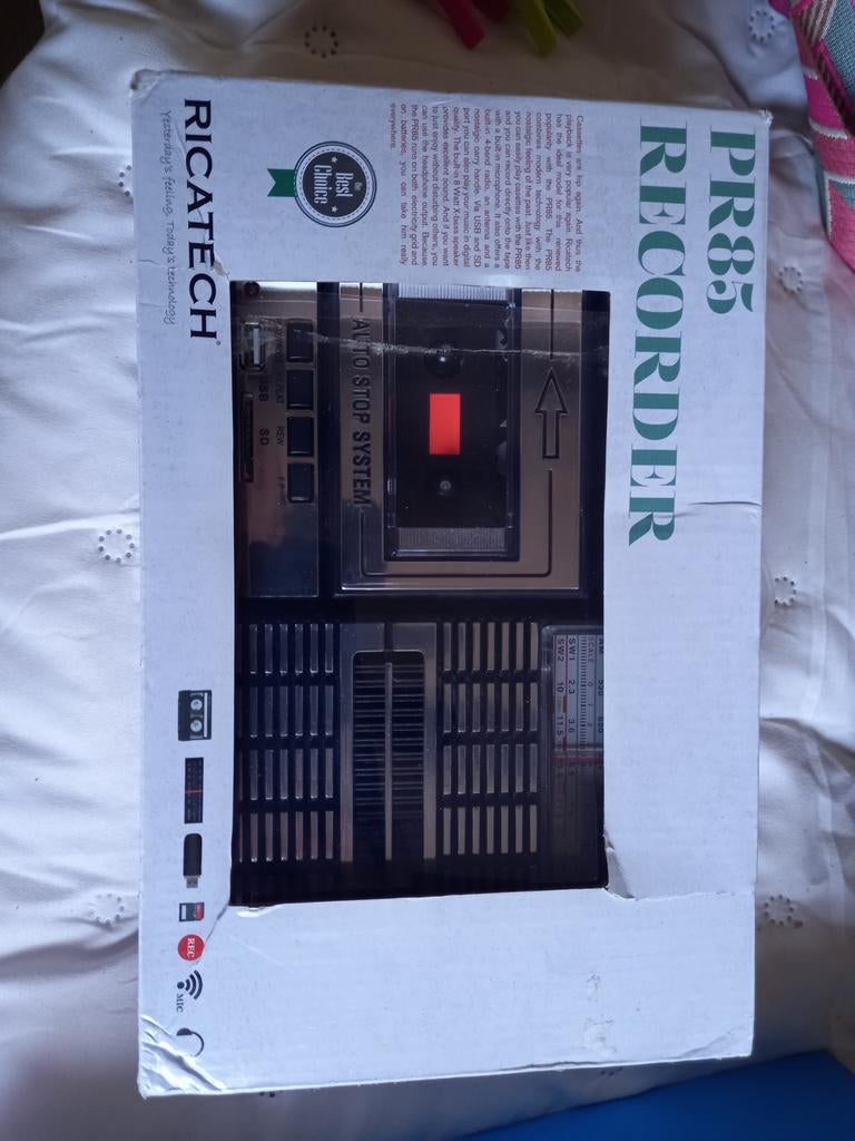 Cassette recorder nieuw, Ophalen, Overige merken