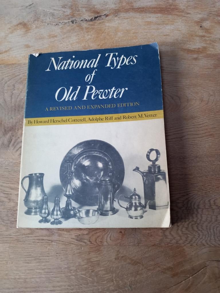 National Types of Old Pewter - Boek over tin, Boeken, Ophalen