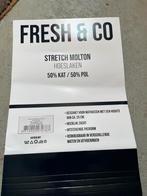 2 Nieuwe Molton Hoeslakens 180/200/210 - Verkeerde Maat, Huis en Inrichting, Slaapkamer | Beddengoed, Ophalen of Verzenden, Wit