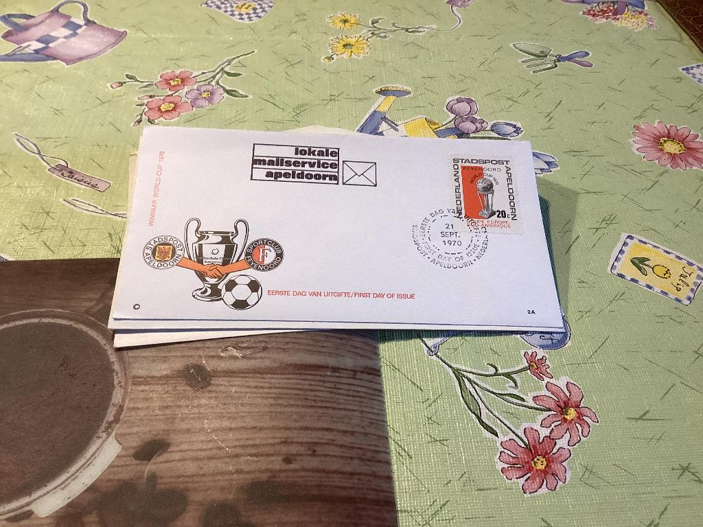 No1535 Stadspost Apeldoorn Feijenoord No2a  Heb van Neder, Ophalen, Onbeschreven, Nederland