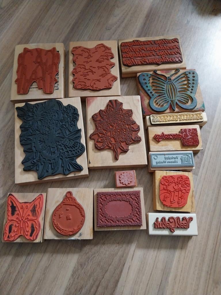 15 verschillende stempels, Ophalen of Verzenden