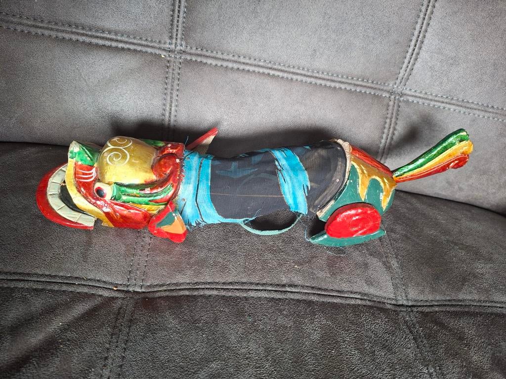 Chinese Houten Draak, Ophalen of Verzenden, Gebruikt