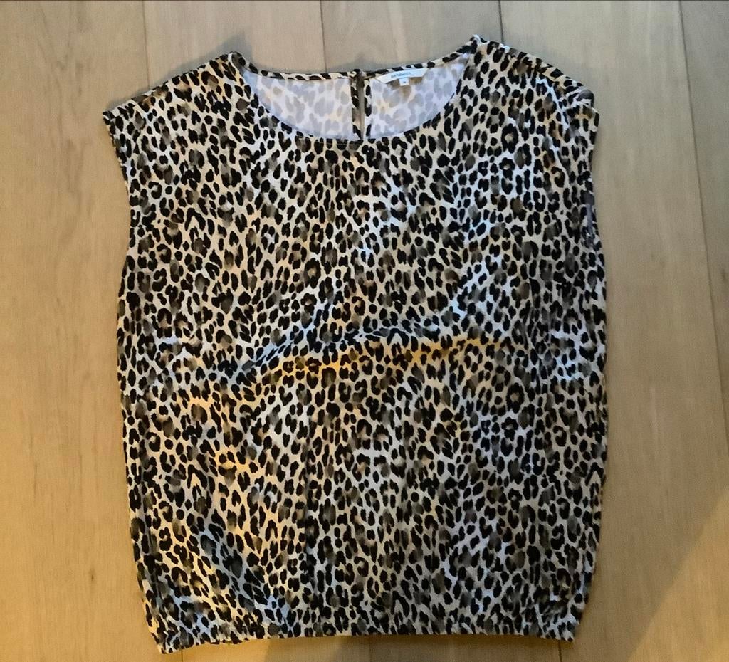 Sandwich shirt tijgerprint maat M, Kleding | Dames, Tops, Maat 38/40 (M), Overige kleuren, Ophalen of Verzenden, Zonder mouw