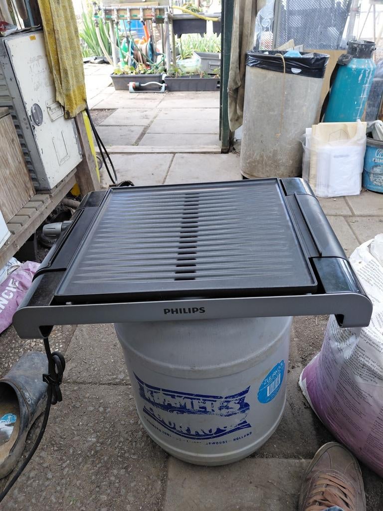Tafelgrill philips, Ophalen