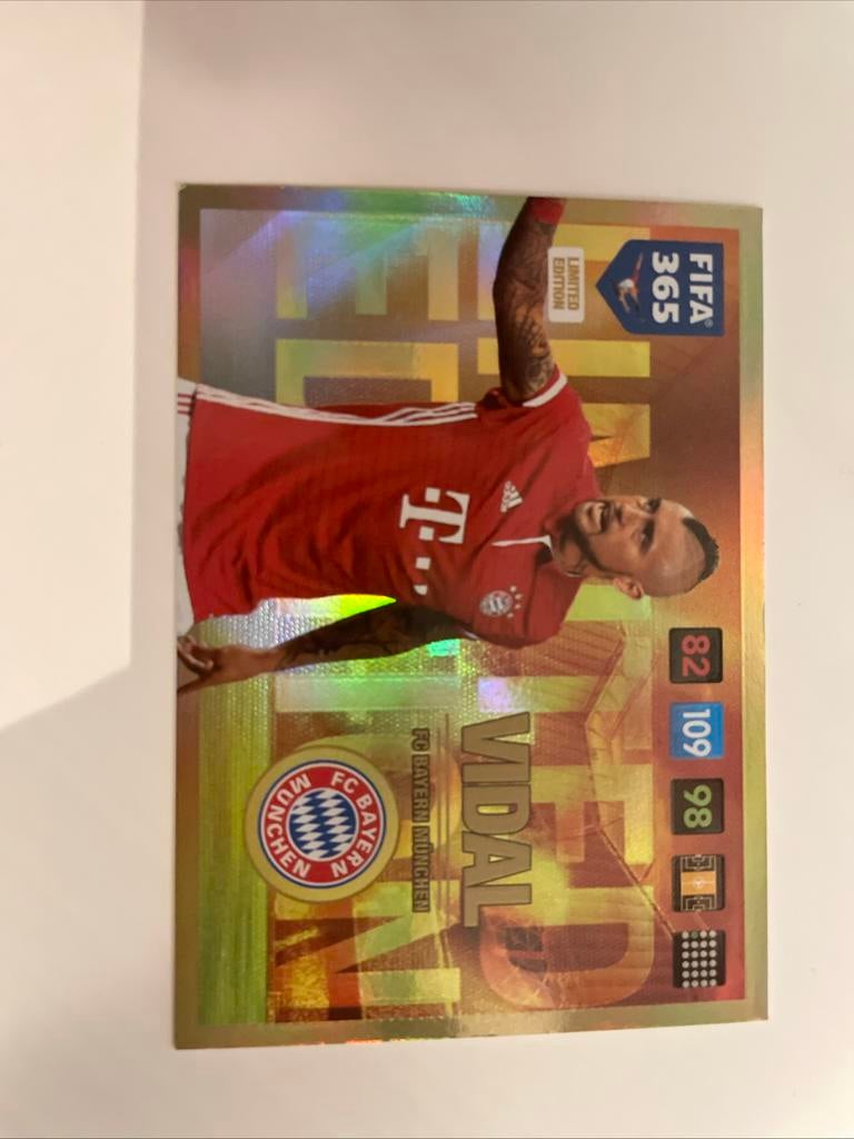 Limited edition Vidal kaart panini 2017, Ophalen of Verzenden, Zo goed als nieuw, Plaatje