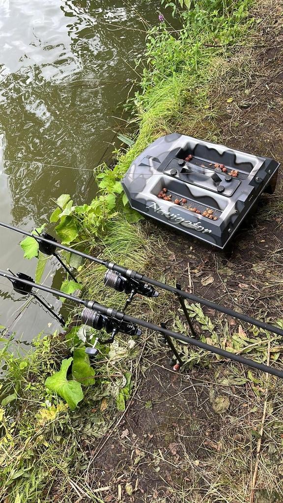 Navigator voerboot met autopiloot, downscan, GPS en tablet, Ophalen of Verzenden, Gebruikt, Overige typen
