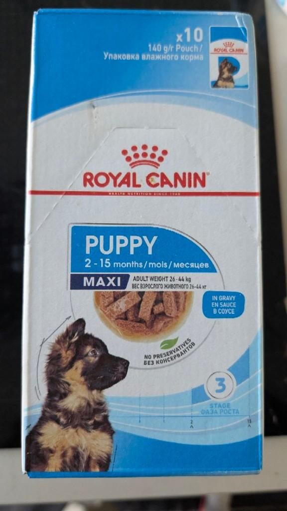 Royal Canin Maxi Puppy natvoer, Dieren en Toebehoren, Dierenvoeding, Ophalen, Hond