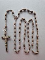 Oude rozenkrans (40+ jaar), houten knopen, Verzamelen, Ophalen of Verzenden, Gebruikt, Overige typen, Christendom | Katholiek