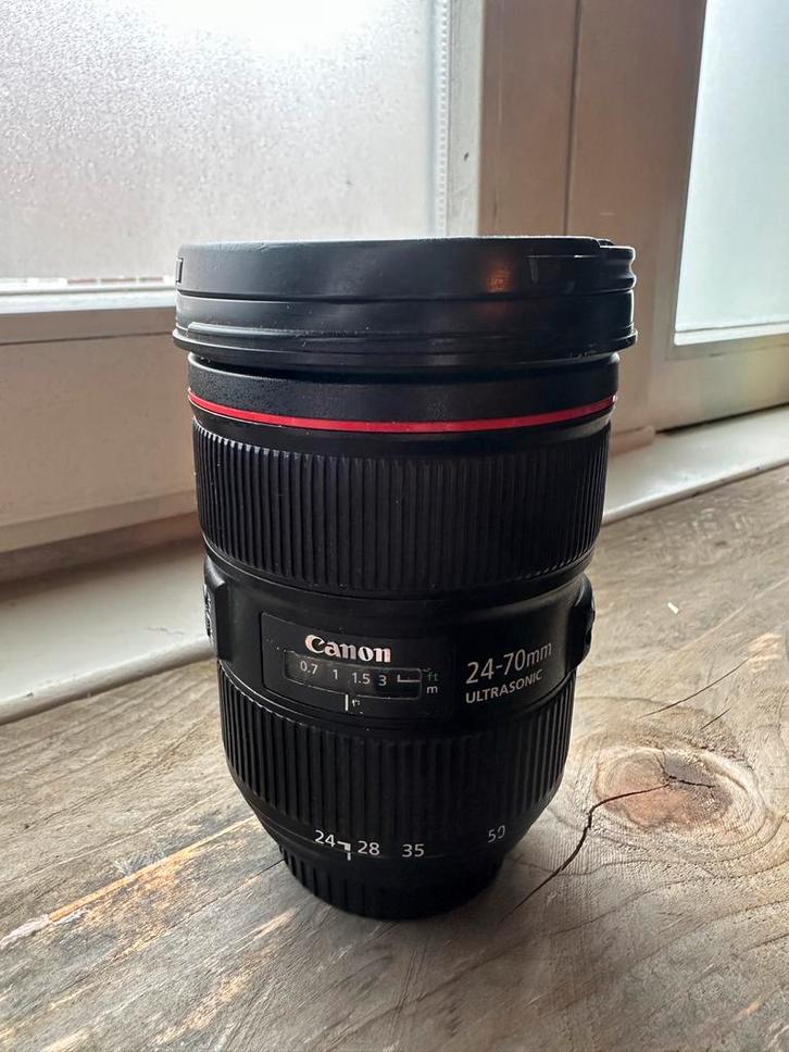 Canon EF 24-70mm f/2.8L II USM Ultrasonic Zoomlens, Audio, Tv en Foto, Fotografie | Lenzen en Objectieven, Zo goed als nieuw, Standaardlens