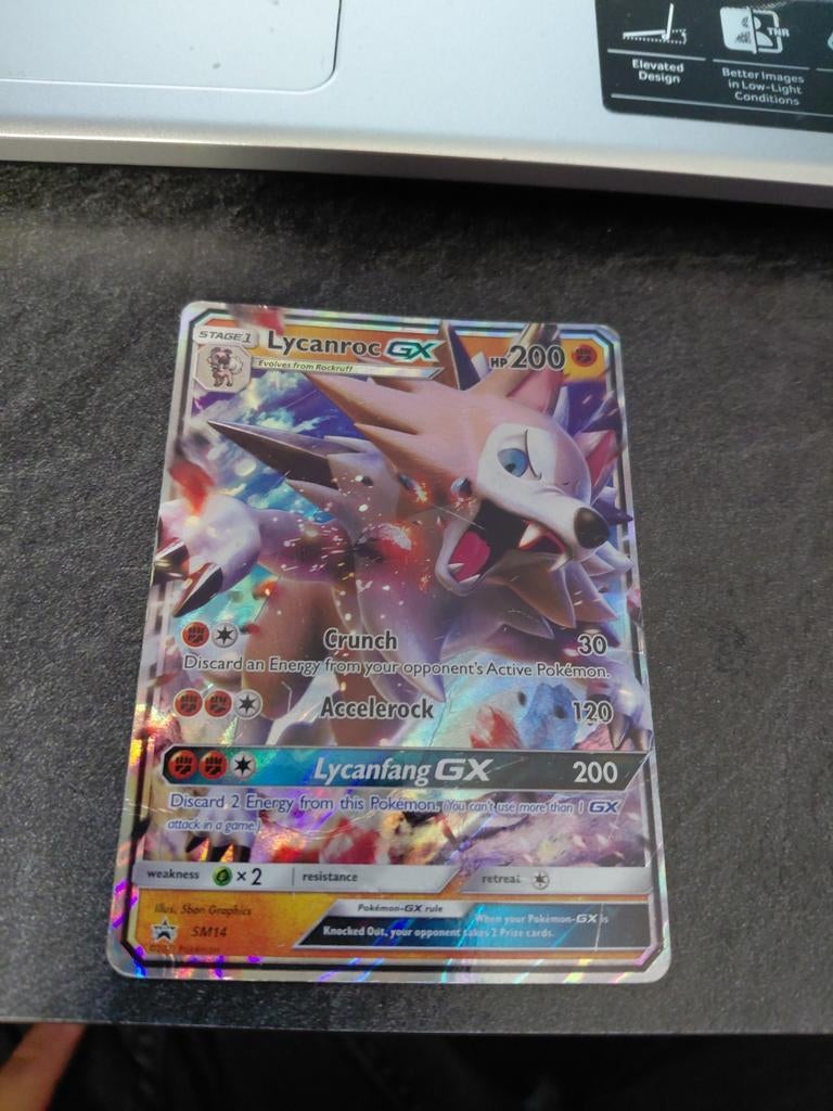 Lycanroc GX - SM14 Promo kaart 2017, Ophalen of Verzenden, Gebruikt, Losse kaart, Foil