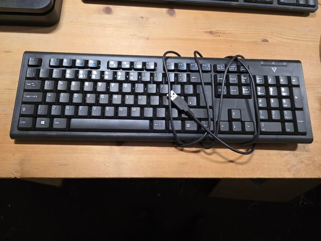 Wired multimedia Keyboard ku200uk qwerty toetsenbord, Ophalen of Verzenden, Qwerty, Gebruikt, Bedraad