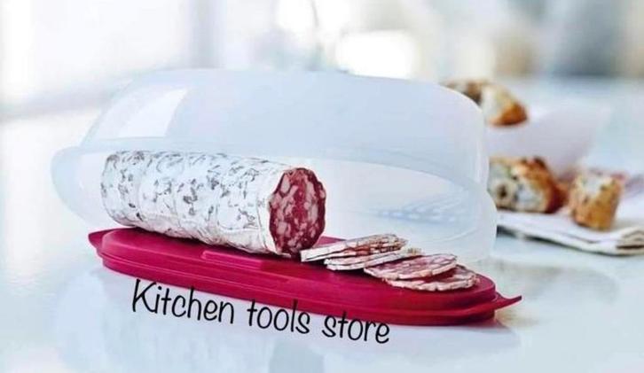 Tupperware Worst theke Worsthouder bewaarbak vershoud doos, Huis en Inrichting, Keuken | Tupperware, Nieuw, Overige typen, Ophalen of Verzenden