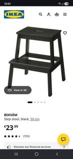 IKEA Bekväm krukje zwart, Huis en Inrichting, Krukjes, Ophalen, Zo goed als nieuw, Hout