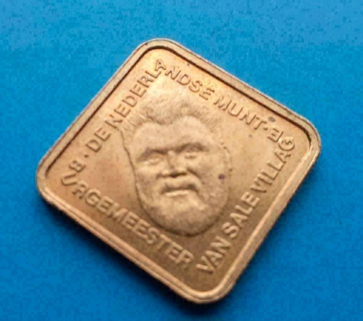 Penning BURGMEESTER VAN SALE VILLAGE - 1 KNAAK Sale '95, Postzegels en Munten, Penningen en Medailles, Overige materialen, Nederland