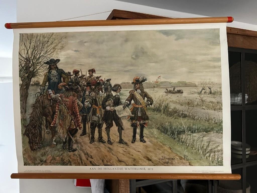 Aan de Hollandse waterlinie, 1672, Ophalen of Verzenden, Geschiedenis