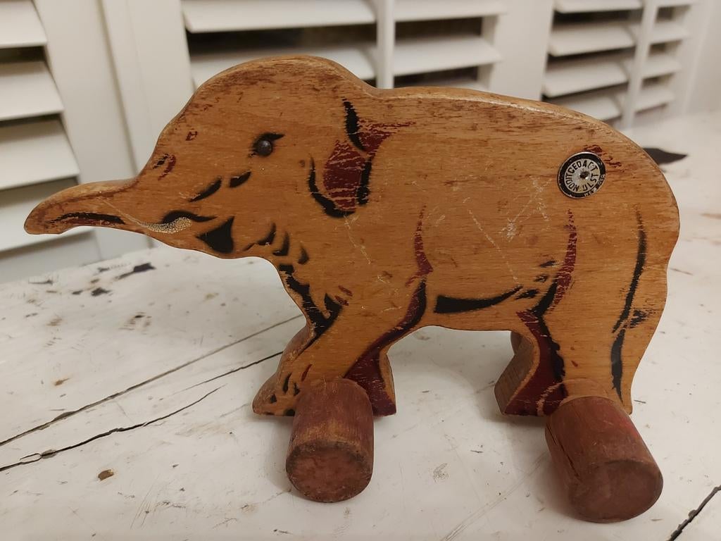 Goedewagen oliefant op wieltjes, Ophalen of Verzenden, Gebruikt