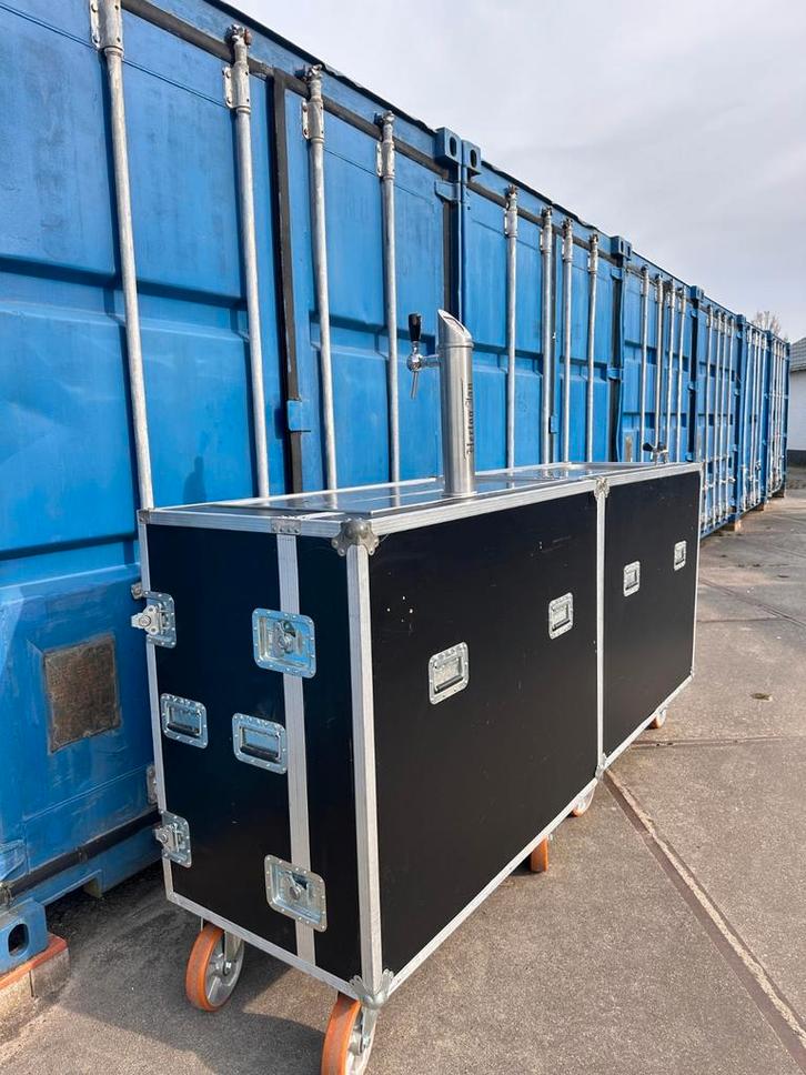 Mobiele biertap bar - Flight Case, Muziek en Instrumenten, Behuizingen en Koffers, Zo goed als nieuw, Overige instrumenten, Flightcase