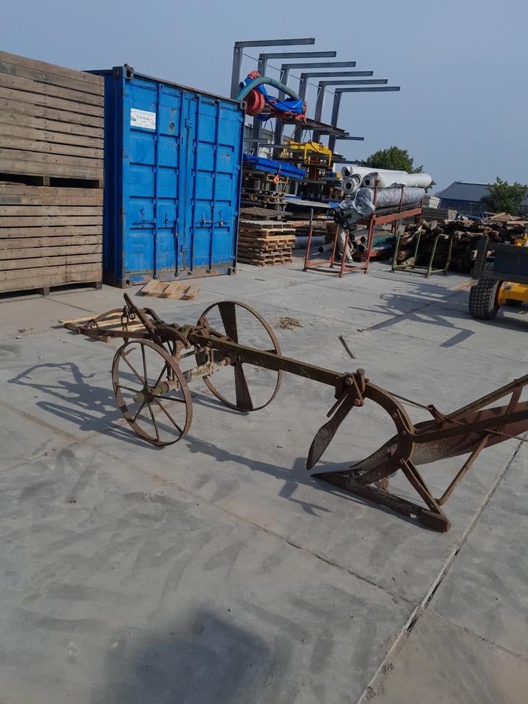 Oude ploeg, Ophalen of Verzenden, Gebruikt