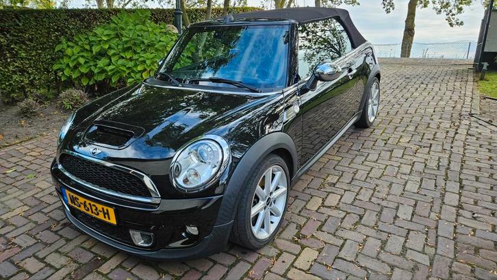 Mini 1.6 Cooper S Roadster 2012 Zwart, Auto's, Mini, Particulier, Cabrio, Benzine, D, Cabriolet, Handgeschakeld, Geïmporteerd