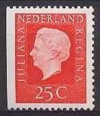 Nederland NVPH nr 939 postfris Koningin Juliana 1969, Ophalen of Verzenden, Na 1940, Postfris