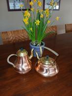 rood koperen waterkoker en koffiekan, Ophalen, Koper