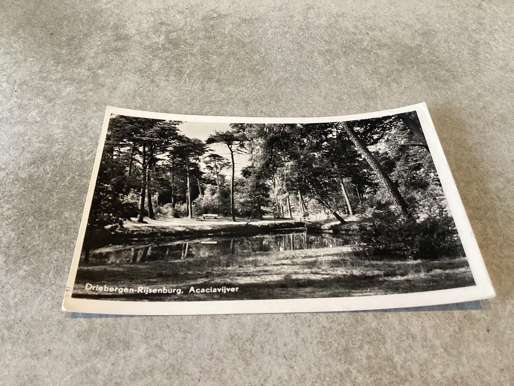 Driebergen - Rijsenburg.      Acaciavijver.  1958, Ophalen of Verzenden, 1940 tot 1960, Utrecht