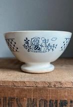 Zeldzame franse spoelkom met hollands tafereel, Ophalen of Verzenden