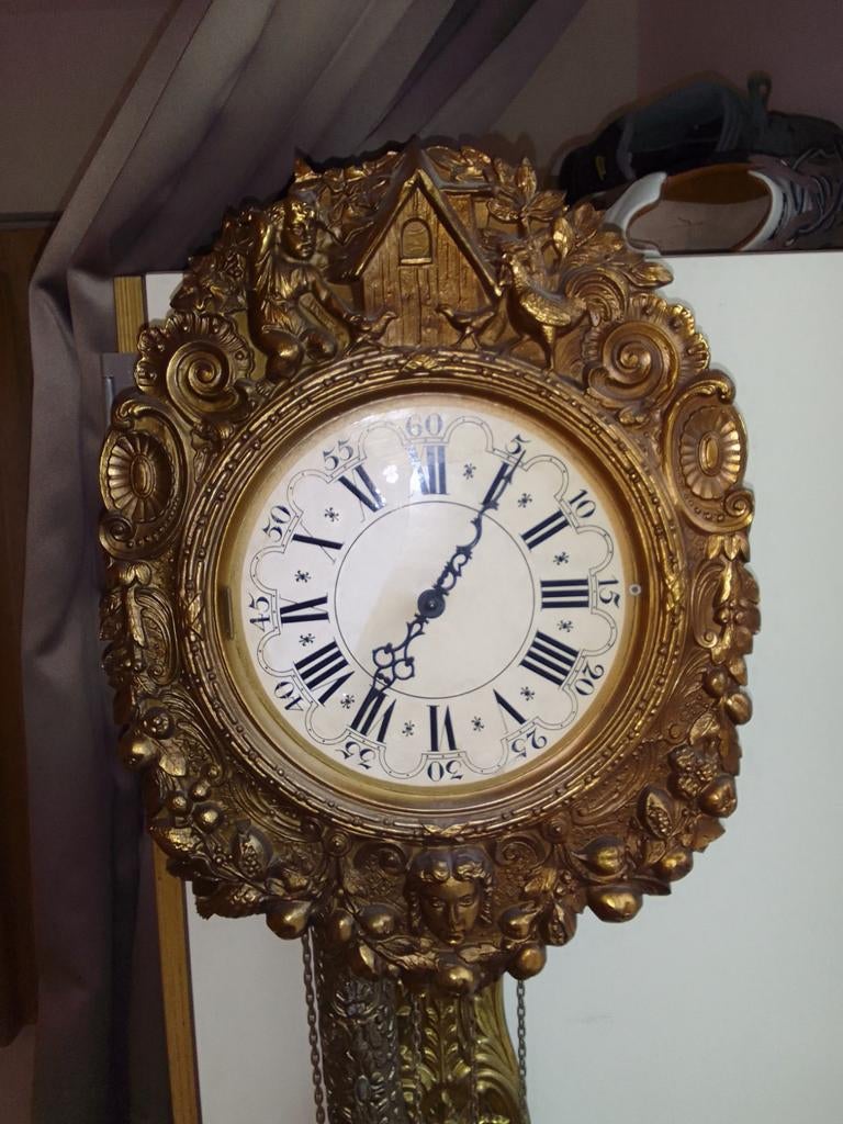 Franse Comtoise klok compleet met toebehoren, Antiek en Kunst, Antiek | Klokken, Ophalen