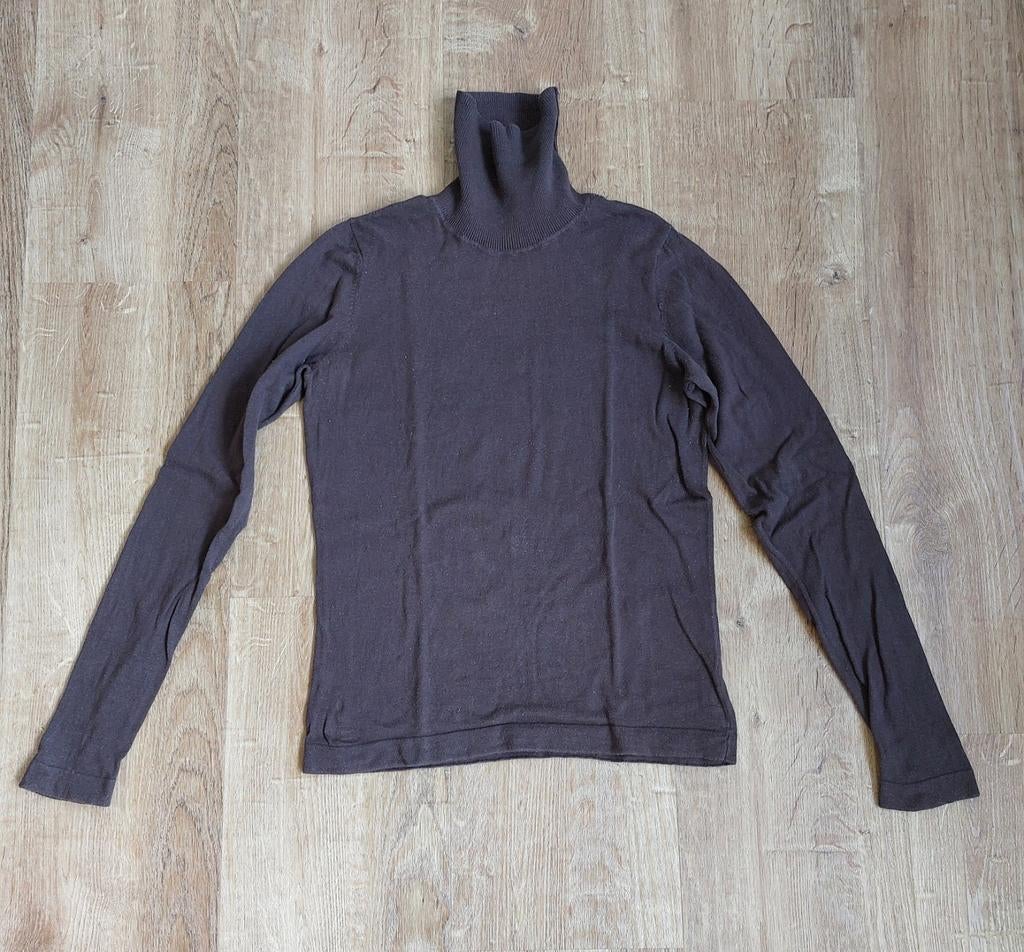 * Jack & Jones heerlijk dun donkerbruin coltruitje mt.152, Kinderen en Baby's, Kinderkleding | Maat 152, Trui of Vest, Ophalen of Verzenden